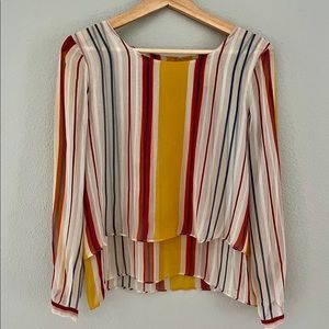 Silk top by Maeve Anthropologie